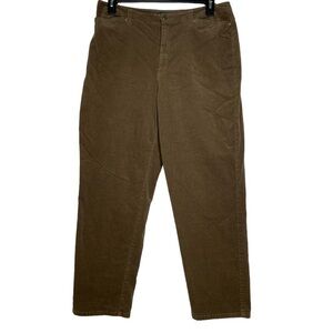 Crazy Horse Liz Claiborne women's size 16 stretch camel color fine corduroy pant